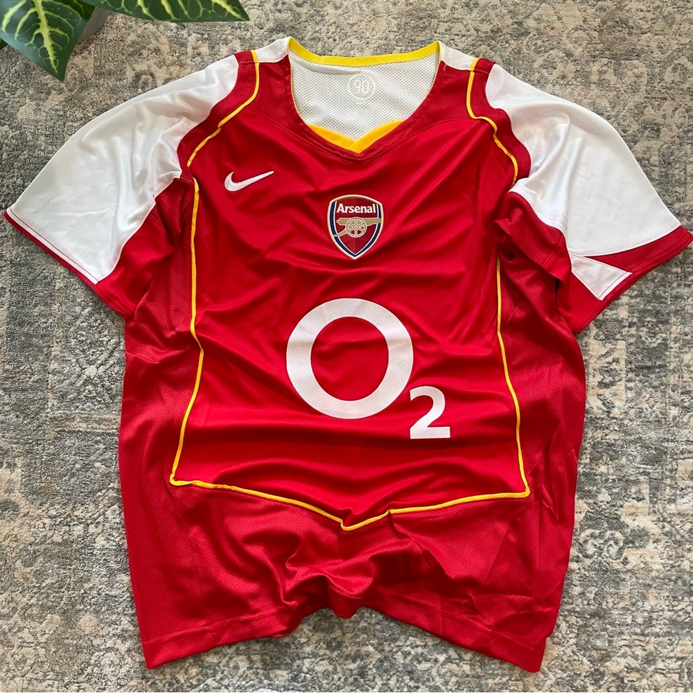 Arsenal 2004 2005 Home Shirt Nike Vintage Jersey Soccer Football Camiseta 90s M